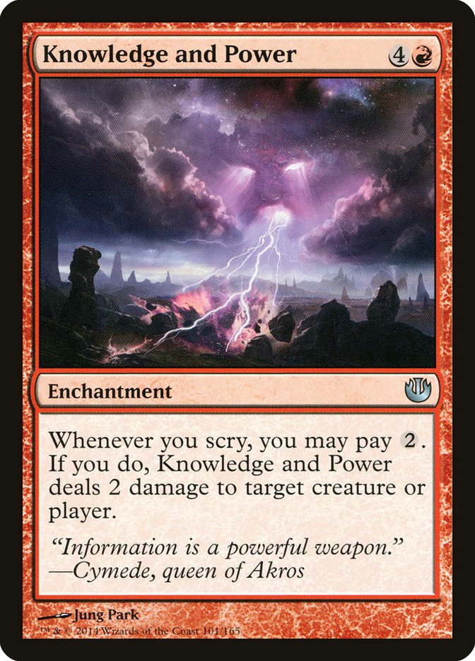 Knowledge and Power [Journey into Nyx] Foil