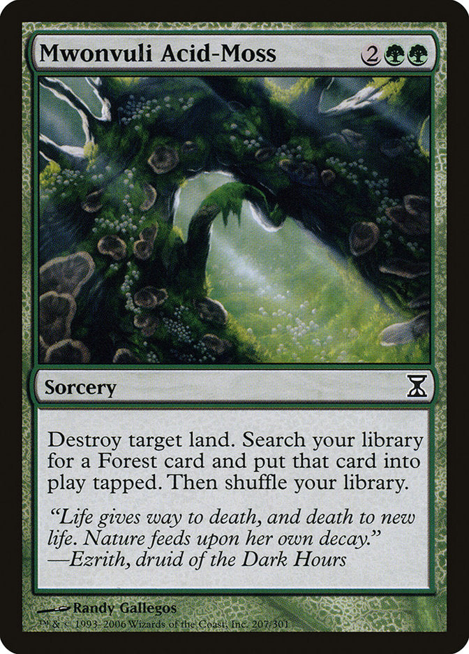 Mwonvuli Acid-Moss [Time Spiral] Foil
