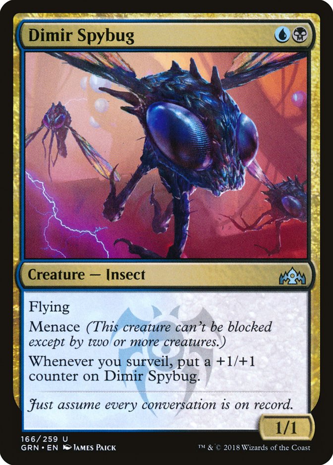 Dimir Spybug [Guilds of Ravnica] Foil