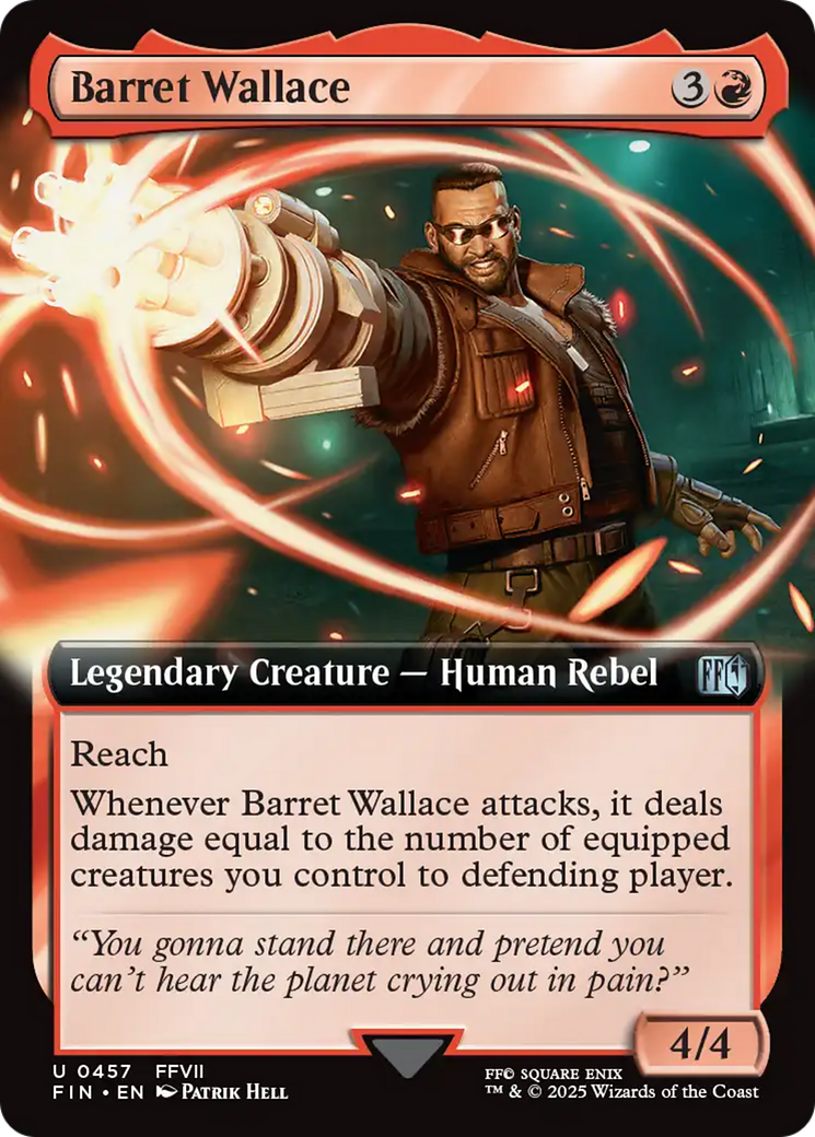 Barret Wallace (Extended Art) [FINAL FANTASY] Foil