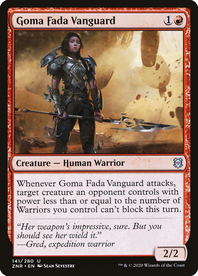 Goma Fada Vanguard [Zendikar Rising] Foil