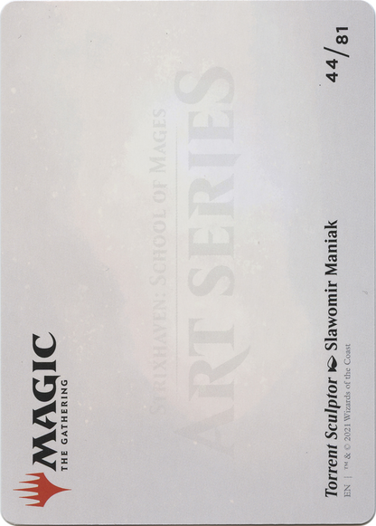 Torrent Sculptor // Torrent Sculptor  [Strixhaven Art Series] (Borderless) Foil