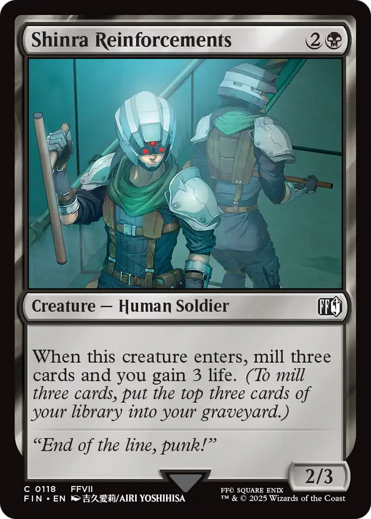 Shinra Reinforcements [FINAL FANTASY] Foil