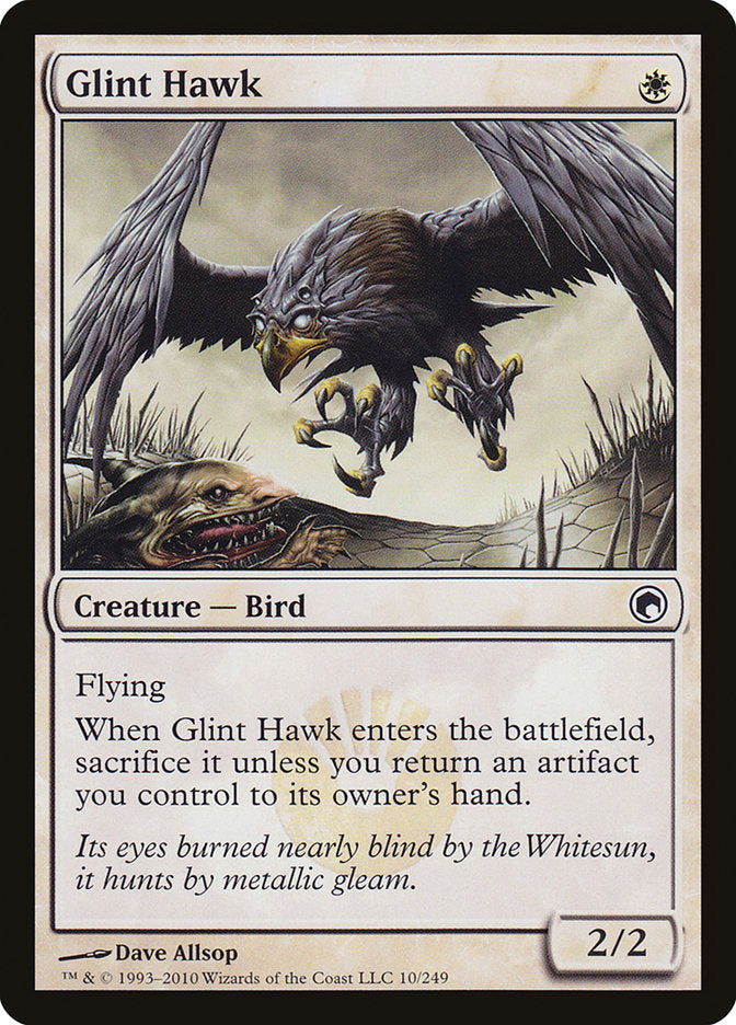 Glint Hawk [Scars of Mirrodin] Foil