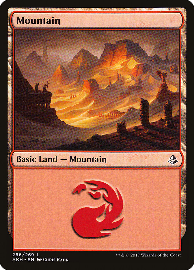 Mountain (266) [Amonkhet] Foil