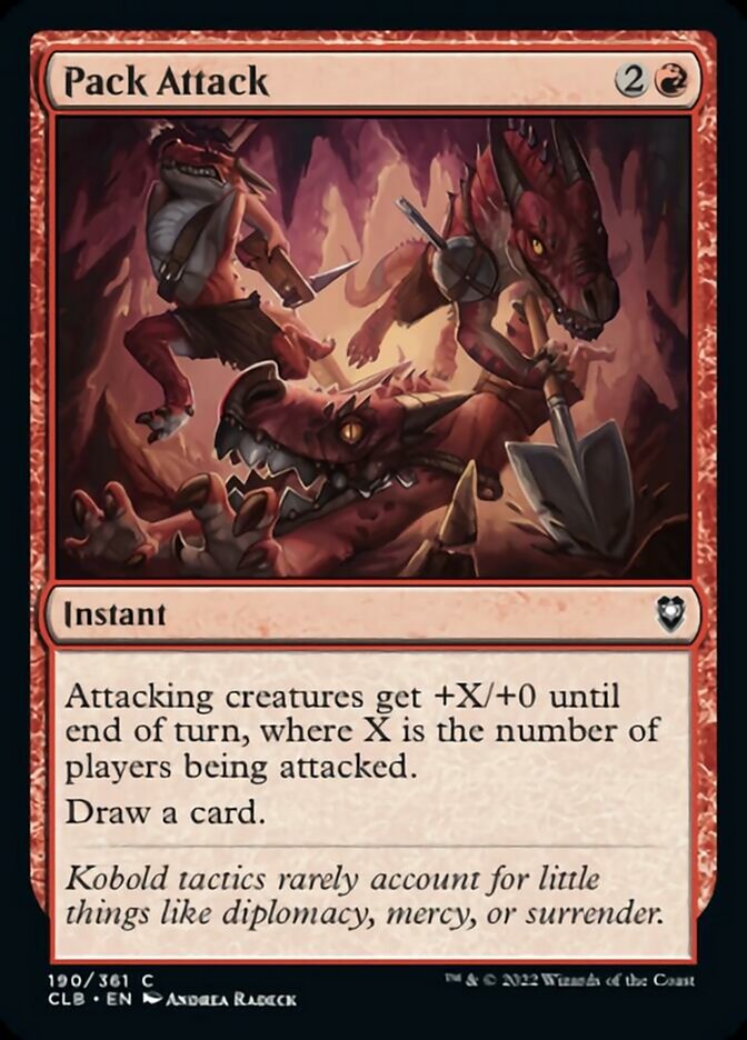 Pack Attack [Commander Legends: Battle for Baldur's Gate] Foil