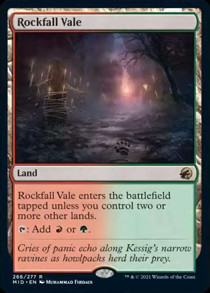 Rockfall Vale [Innistrad: Midnight Hunt] Foil