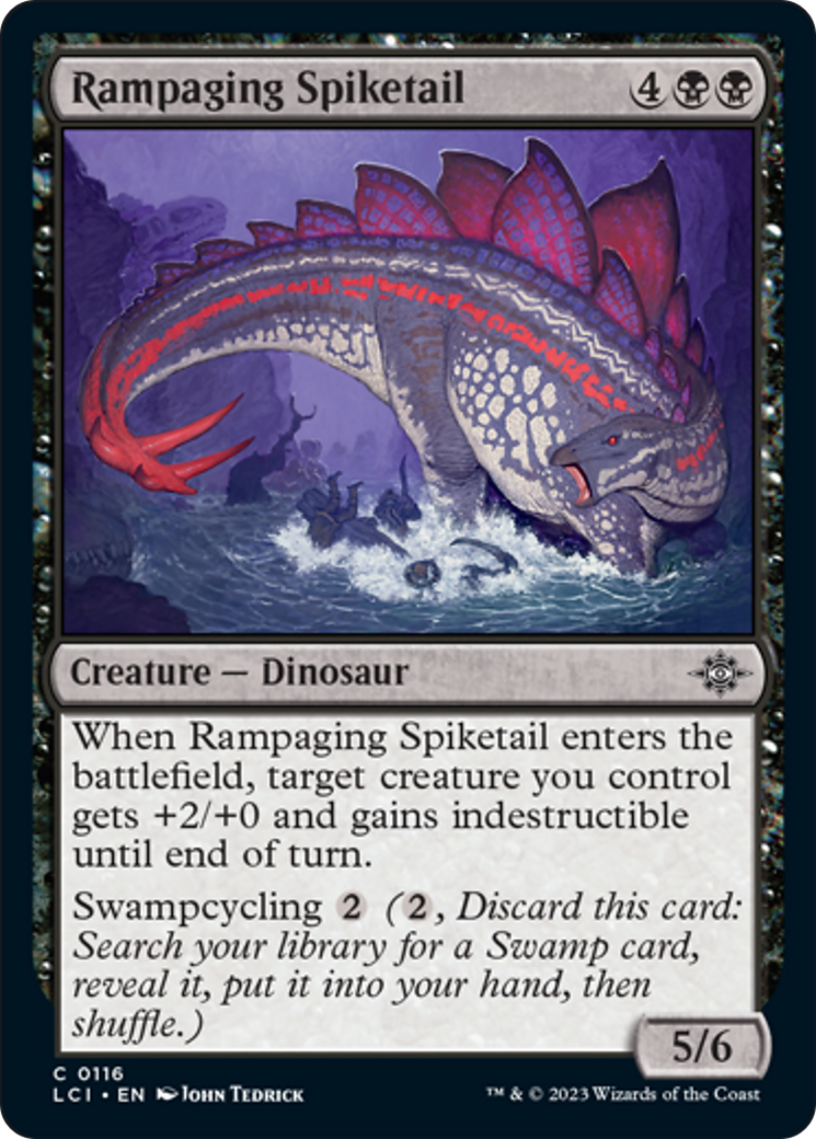 Rampaging Spiketail [The Lost Caverns of Ixalan] Foil