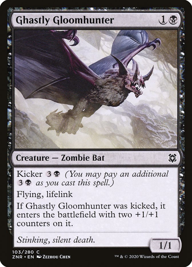 Ghastly Gloomhunter [Zendikar Rising] Foil