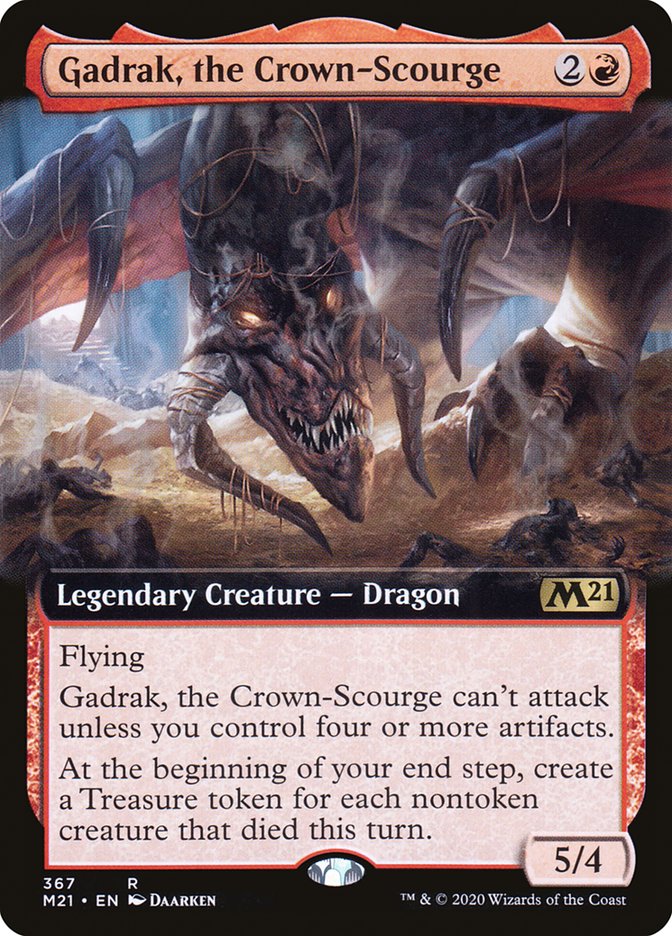 Gadrak, the Crown-Scourge (Extended Art) [Core Set 2021] Foil