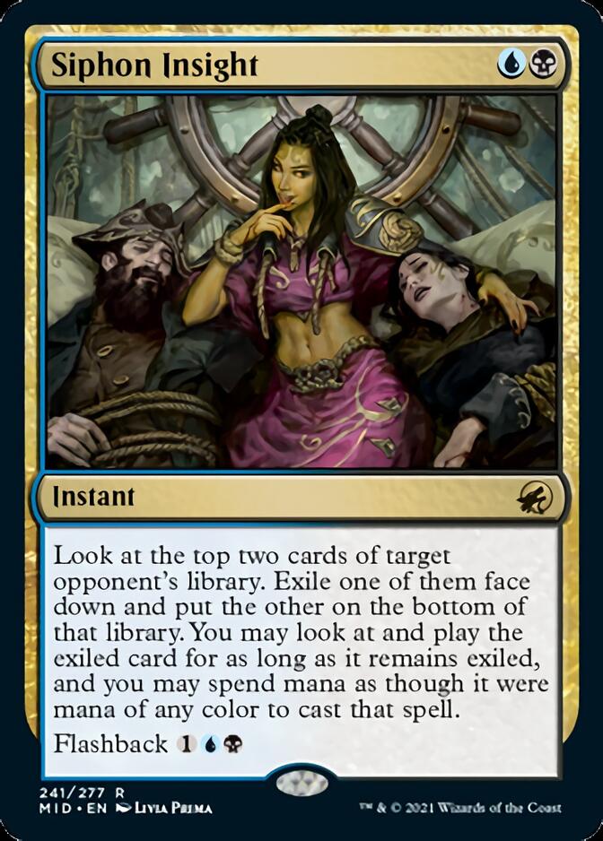 Siphon Insight [Innistrad: Midnight Hunt] Foil