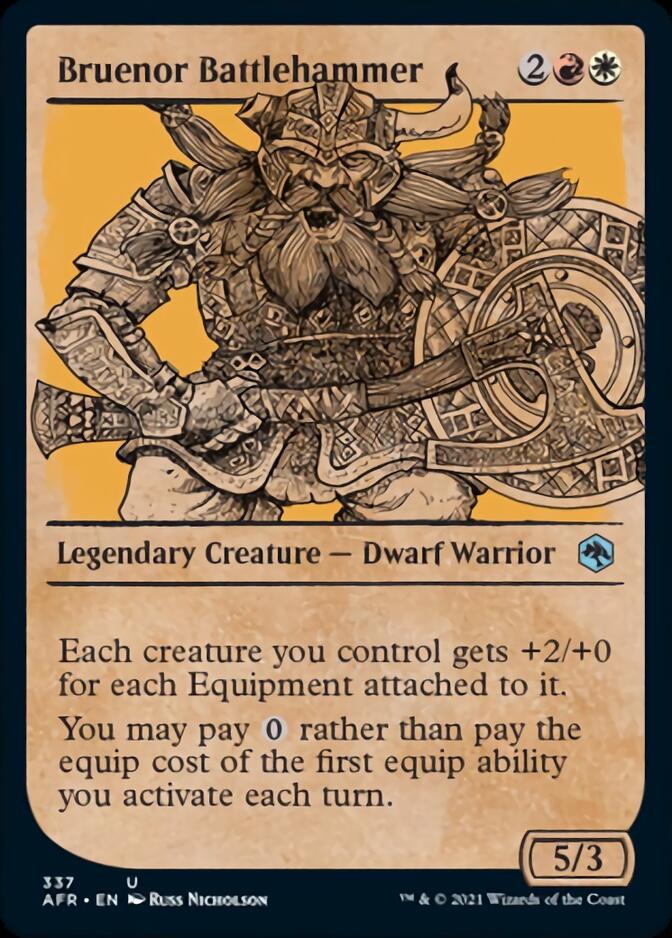 Bruenor Battlehammer (Showcase) [Dungeons & Dragons: Adventures in the Forgotten Realms] Foil