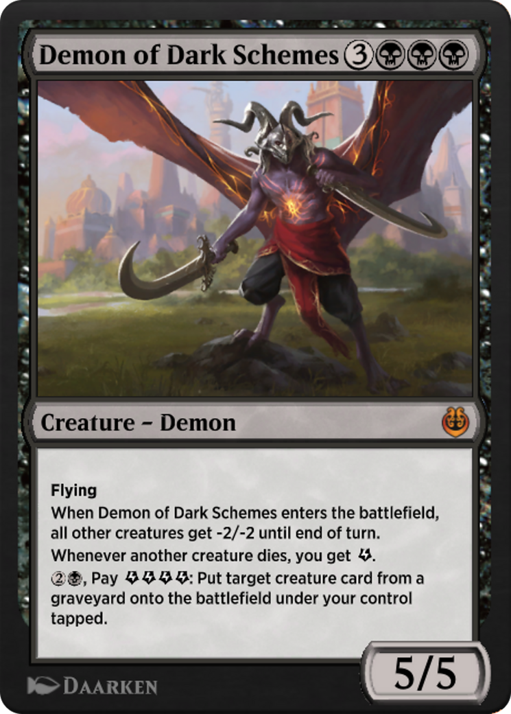 Demon of Dark Schemes  [Kaladesh Remastered]