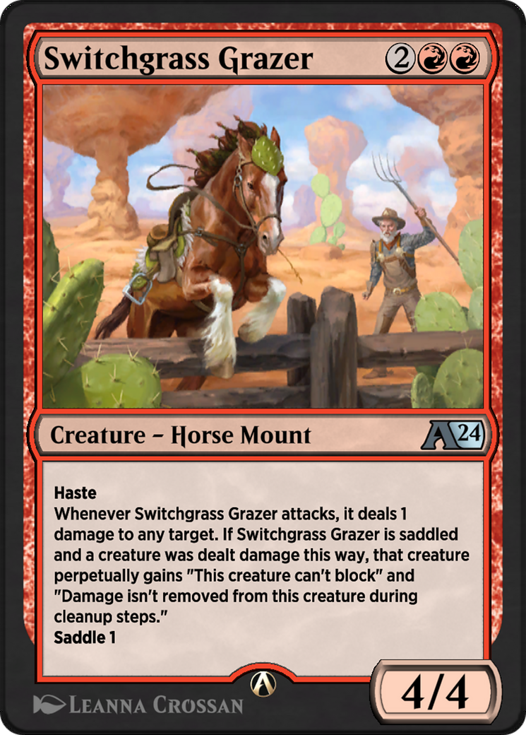 Switchgrass Grazer  [Alchemy: Outlaws of Thunder Junction]