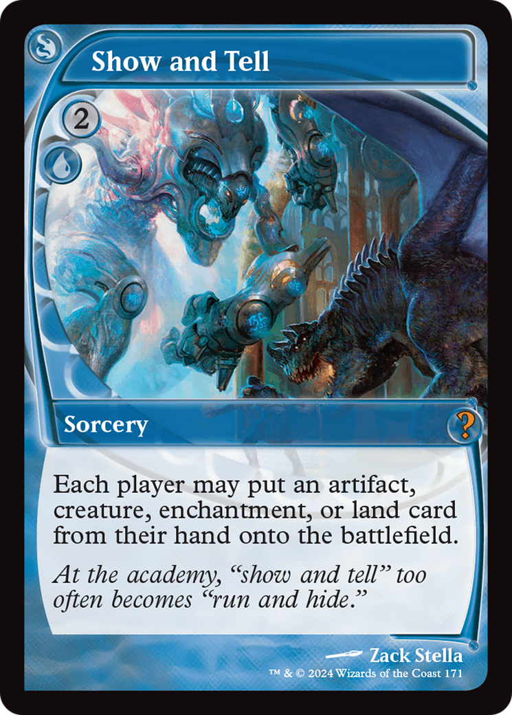Show and Tell (Future Sight) [Mystery Booster 2] Foil