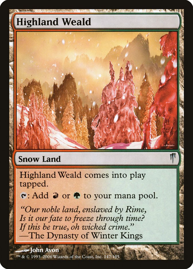 Highland Weald [Coldsnap] Foil