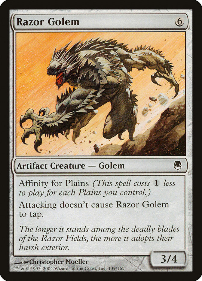 Razor Golem [Darksteel] Foil