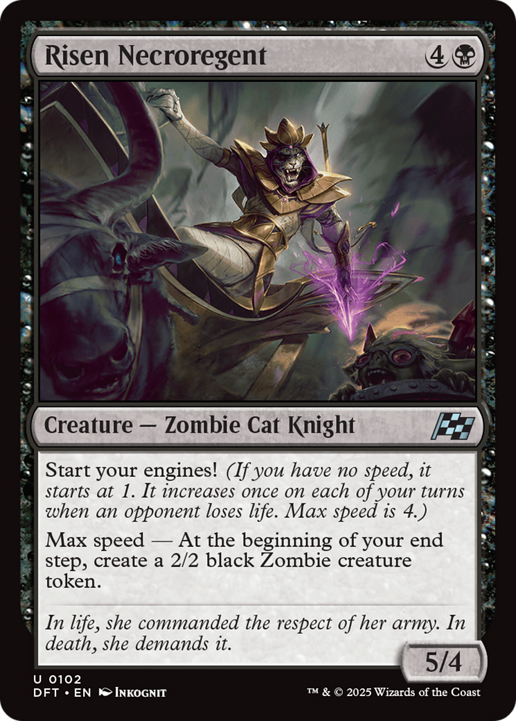 Risen Necroregent [Aetherdrift] Foil