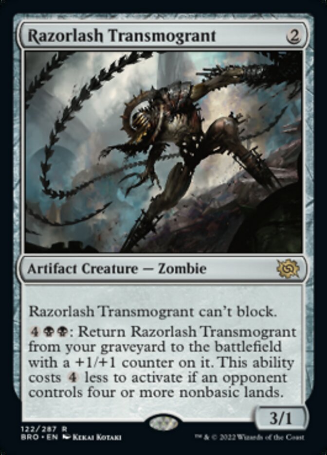 Razorlash Transmogrant [The Brothers' War] Foil