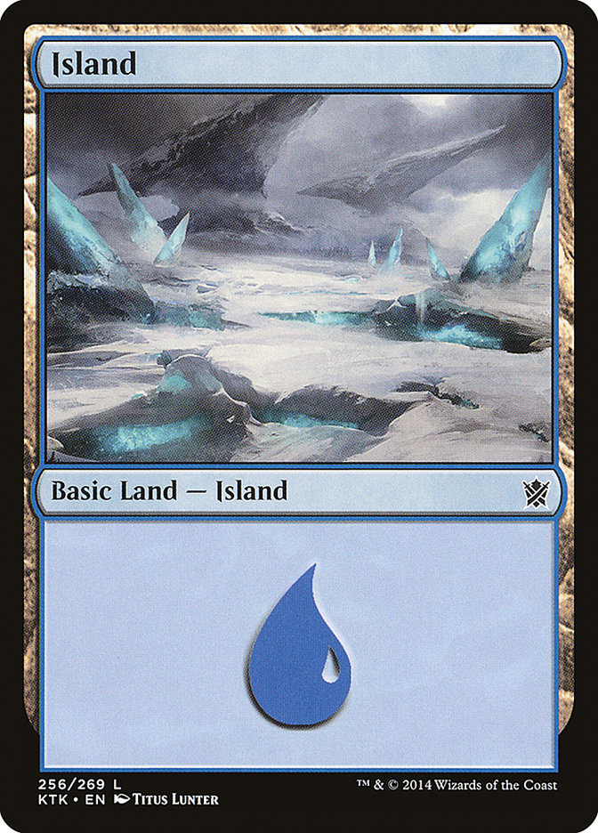 Island (256) [Khans of Tarkir] Foil