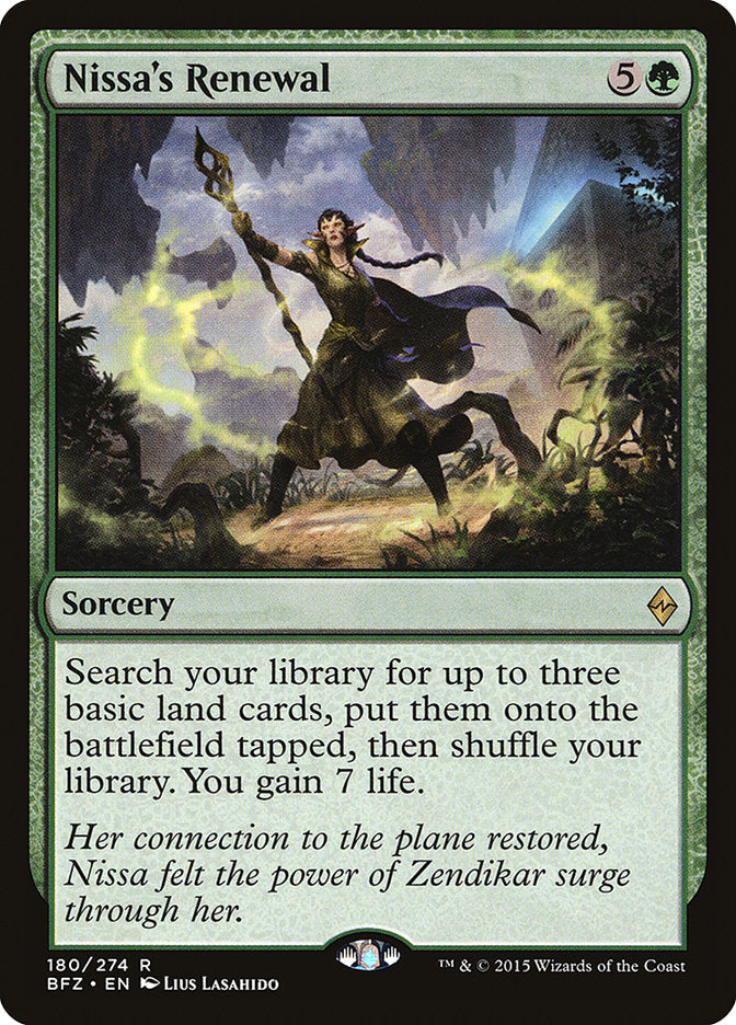 Nissa's Renewal [Battle for Zendikar] Foil