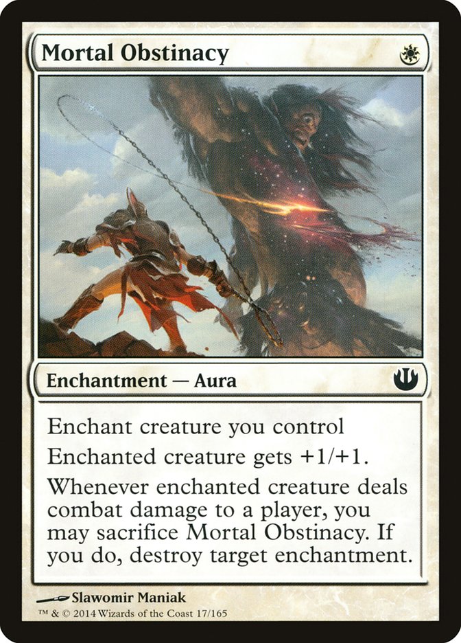 Mortal Obstinacy [Journey into Nyx] Foil