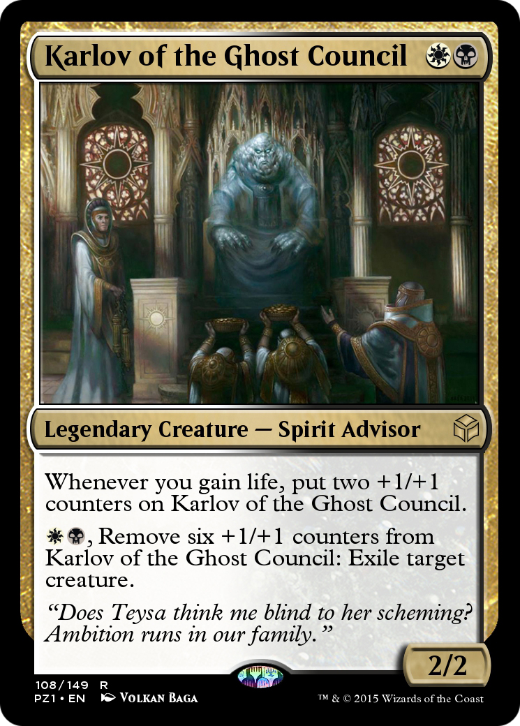 Karlov of the Ghost Council  [Legendary Cube Prize Pack] Foil