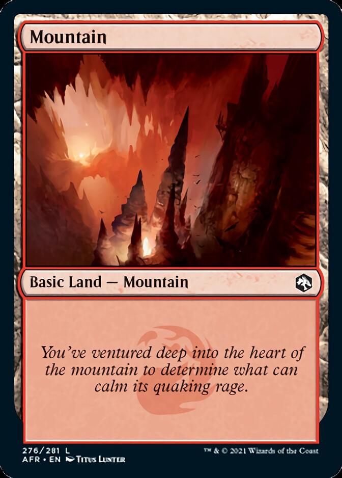 Mountain (276) [Dungeons & Dragons: Adventures in the Forgotten Realms] Foil
