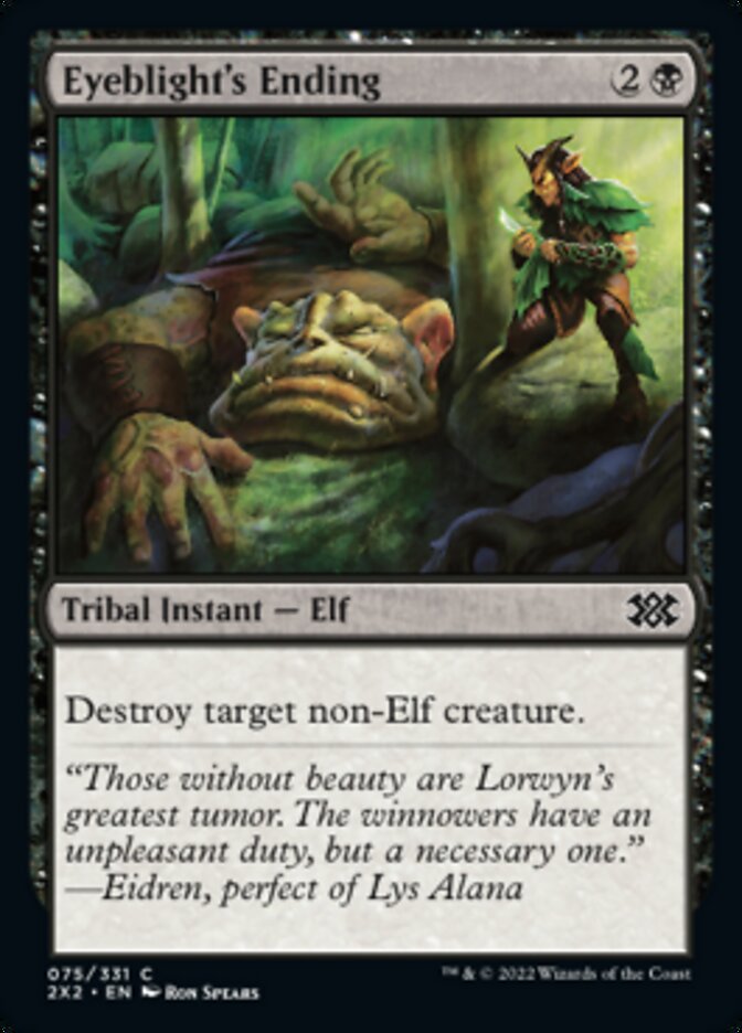 Eyeblight's Ending [Double Masters 2022] Foil