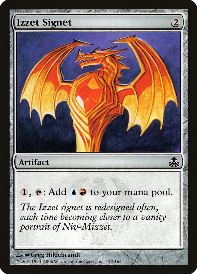 Izzet Signet [Guildpact] Foil