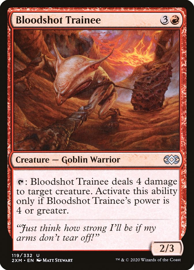 Bloodshot Trainee [Double Masters] Foil