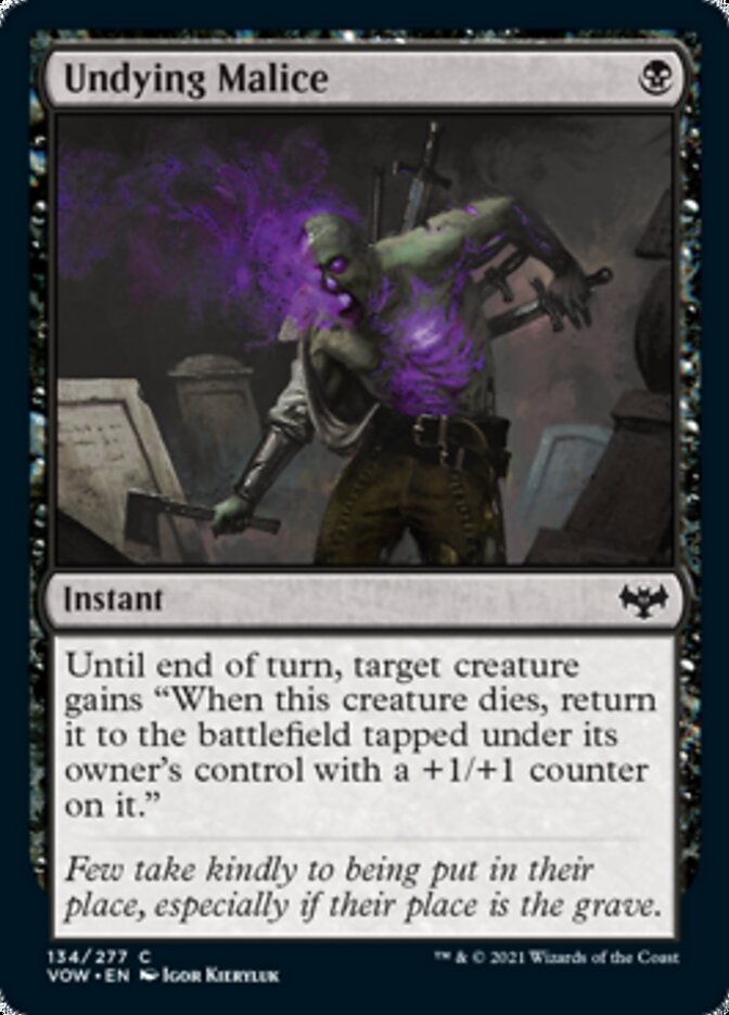 Undying Malice [Innistrad: Crimson Vow] Foil