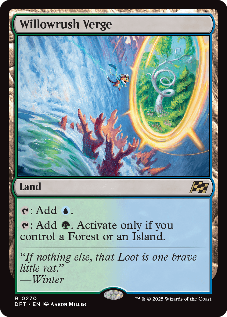 Willowrush Verge [Aetherdrift] Foil