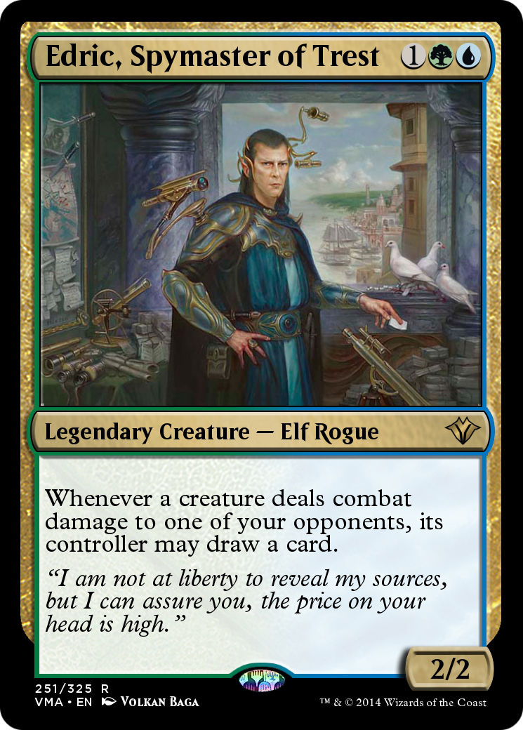 Edric, Spymaster of Trest  [Vintage Masters]