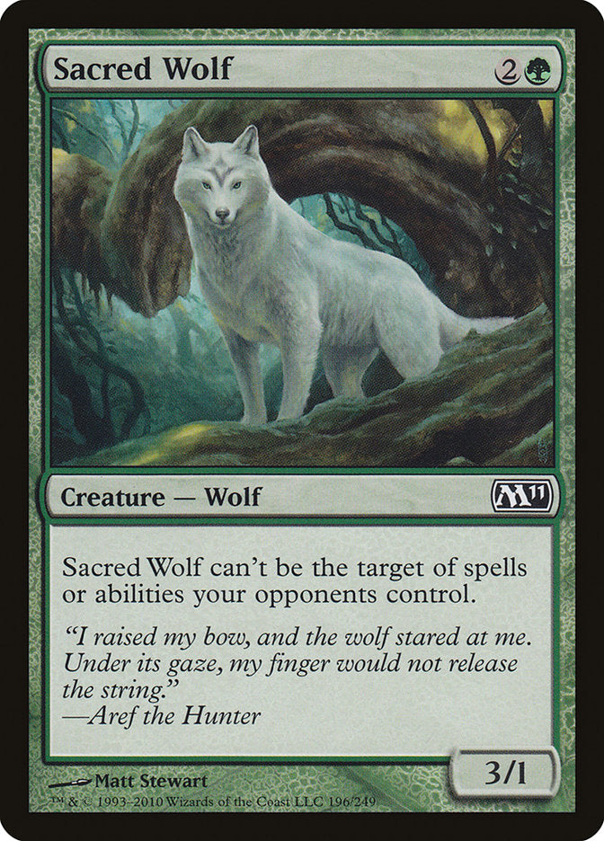 Sacred Wolf [Magic 2011] Foil