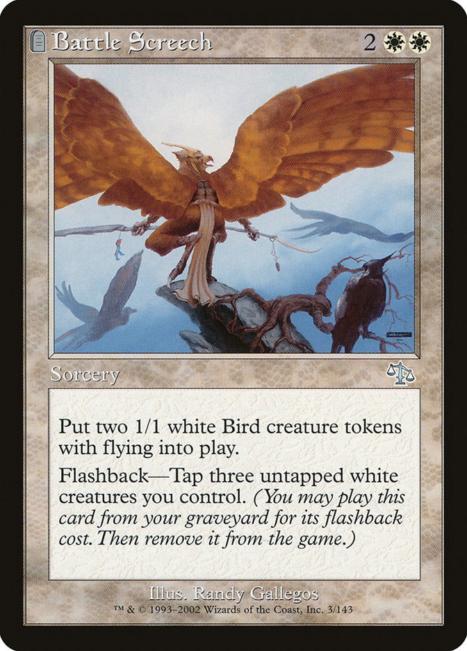 Battle Screech [Judgment] Foil
