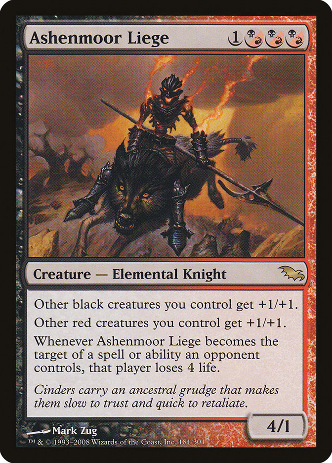 Ashenmoor Liege [Shadowmoor] Foil