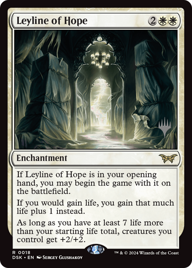 Leyline of Hope (Promo Pack) [Duskmourn: House of Horror Promos] Foil