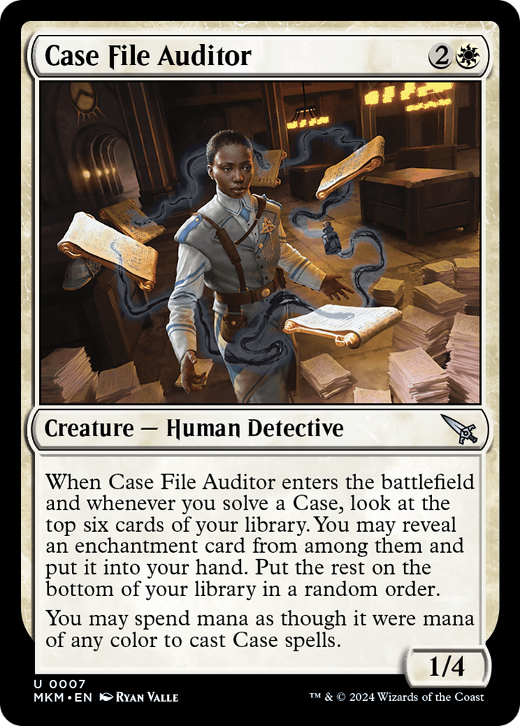 Case File Auditor (Black) [Murders at Karlov Manor] Foil