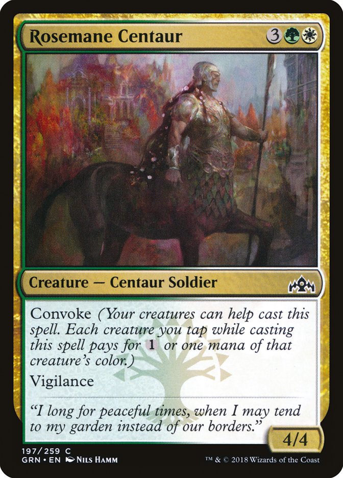 Rosemane Centaur [Guilds of Ravnica] Foil