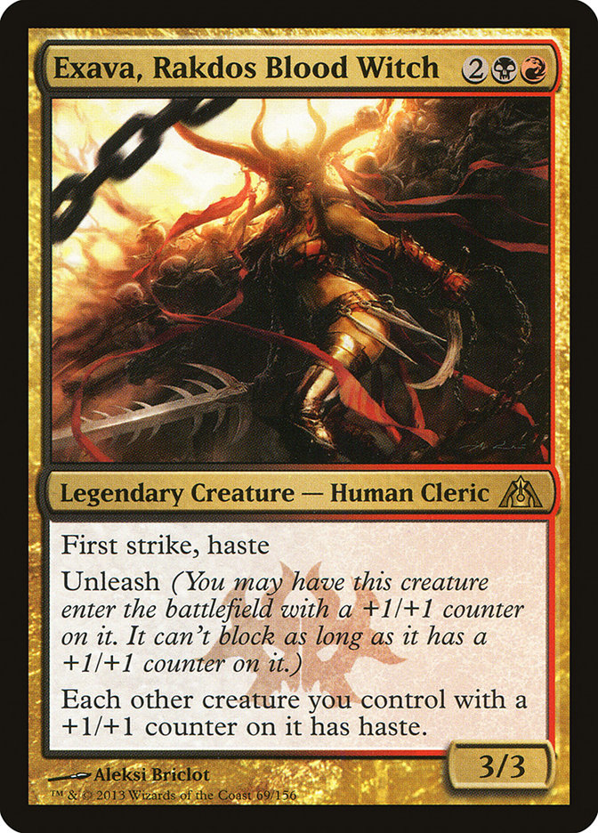 Exava, Rakdos Blood Witch [Dragon's Maze] Foil