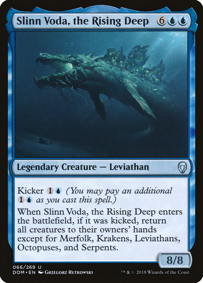 Slinn Voda, the Rising Deep [Dominaria] Foil
