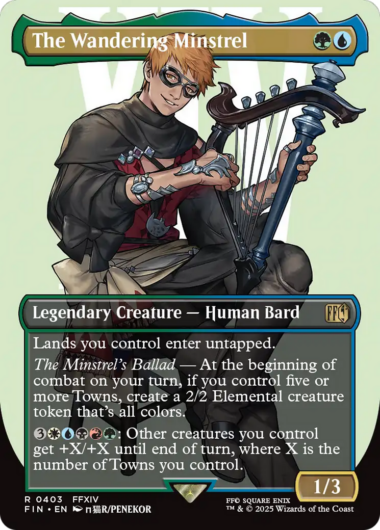 The Wandering Minstrel (Borderless) [FINAL FANTASY] Foil