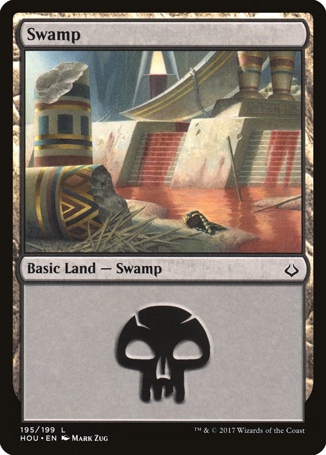 Swamp (195) [Hour of Devastation] Foil
