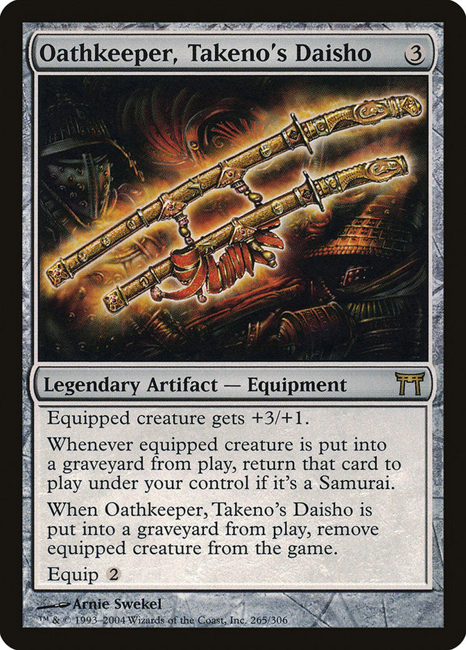 Oathkeeper, Takeno's Daisho [Champions of Kamigawa] Foil