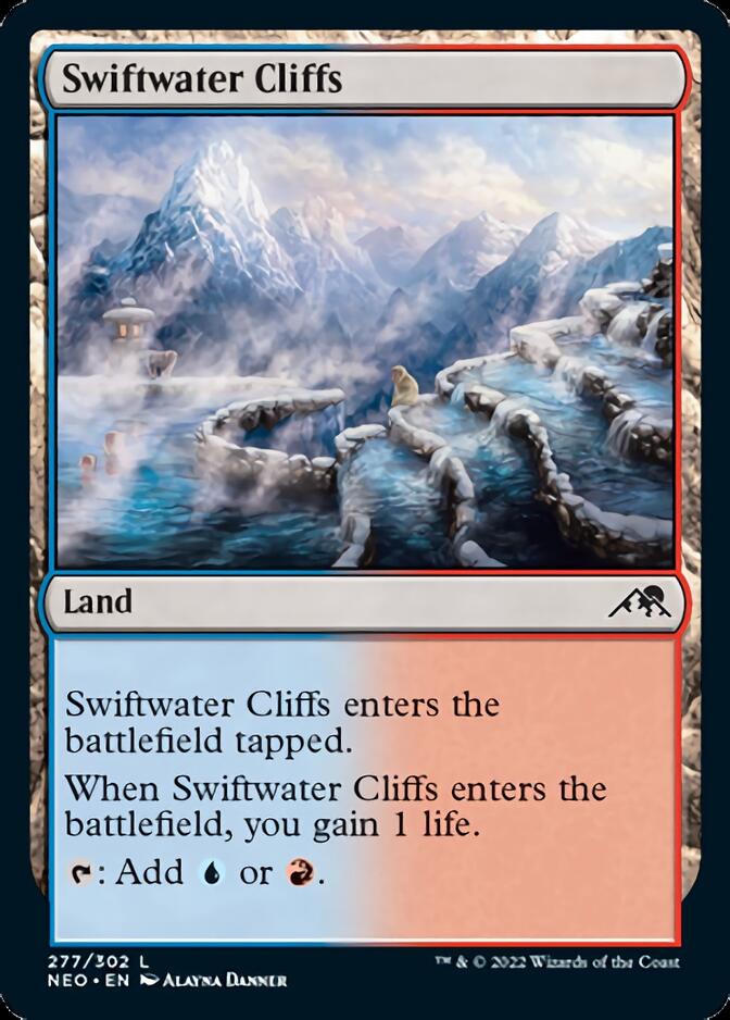 Swiftwater Cliffs [Kamigawa: Neon Dynasty] Foil