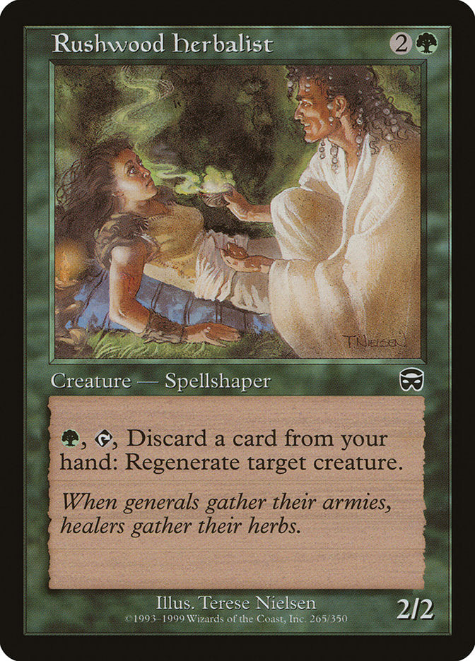 Rushwood Herbalist [Mercadian Masques] Foil