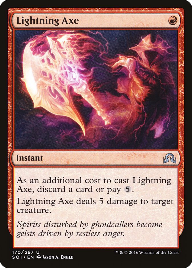 Lightning Axe [Shadows over Innistrad] Foil