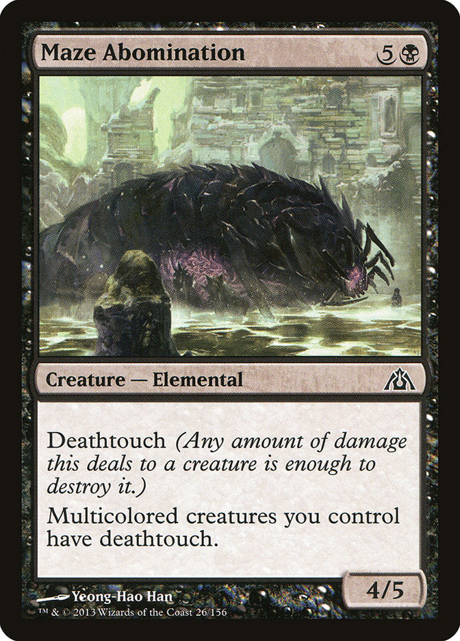 Maze Abomination [Dragon's Maze] Foil