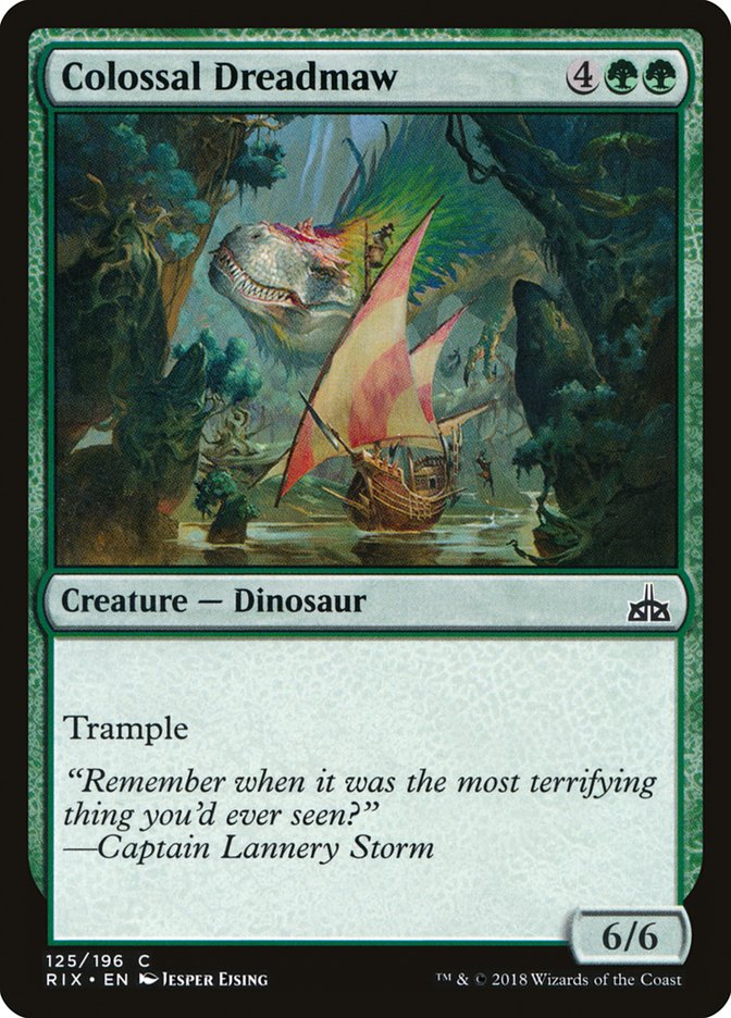 Colossal Dreadmaw [Rivals of Ixalan] Foil
